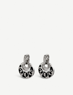 bvlgari stud earrings black onyx price