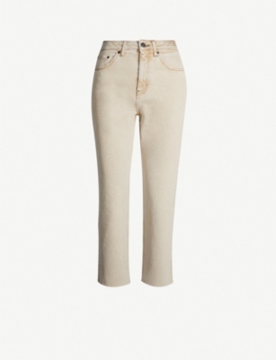 topshop sand jeans