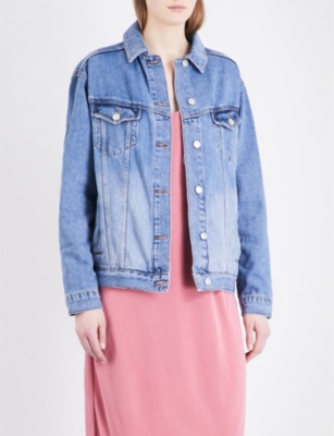 topshop moto denim jacket