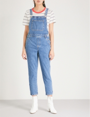 topshop denim overalls