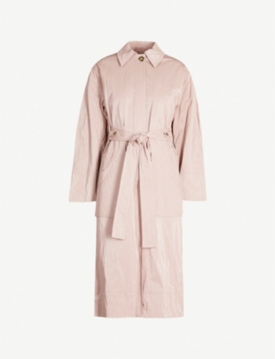 pink vinyl coat