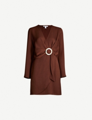 topshop horn ring dress