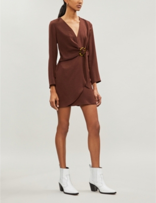 topshop horn ring mini dress