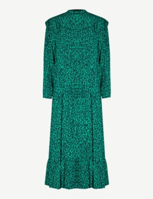 topshop leopard print maxi dress