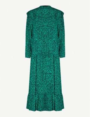 topshop leopard print maxi dress