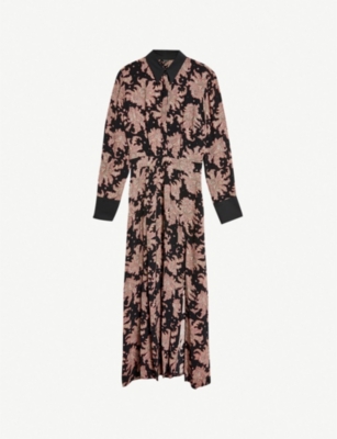 topshop paisley shirt dress