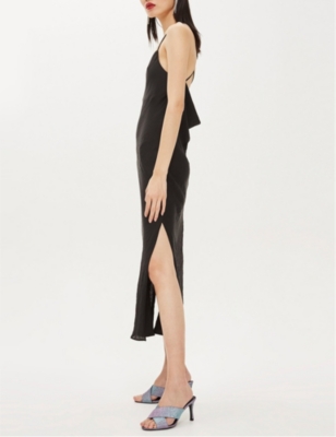 Plain satin slip dress topshop hotsell