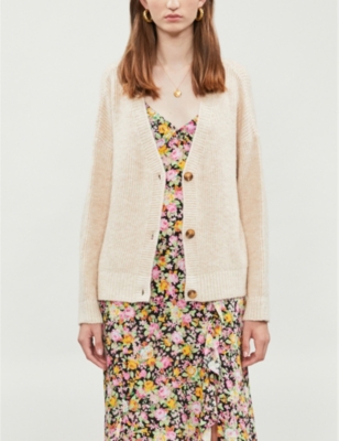 topshop oatmeal cardigan