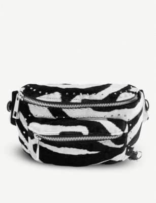 zebra bum bag