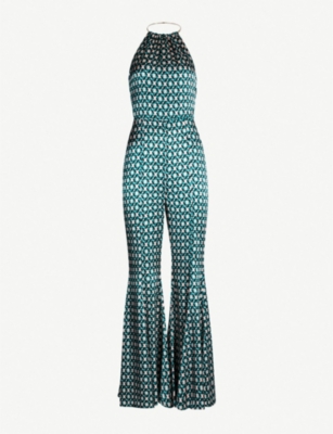 topshop geo print jumpsuit