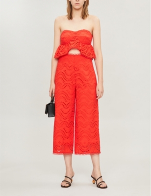 topshop broderie jumpsuit