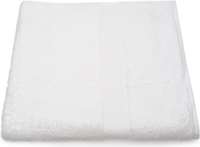 YVES DELORME: Etoile bath sheet white