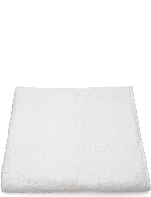 YVES DELORME: Etoile bath sheet white