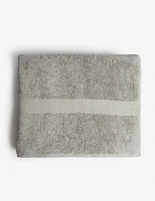YVES DELORME: Etoile cotton bath towel 160cm x 92cm