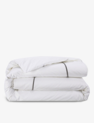 Yves Delorme Platine Athena Super King Duvet Cover Super King