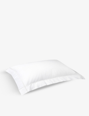 Yves Delorme Blanc Athena Double Pillowcase 50x75cm Standard In Blanc