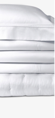 Shop Yves Delorme Blanc Triomphe Cotton Duvet Cover In Blanc (white)