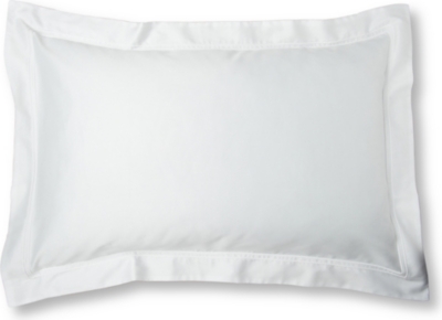 Yves Delorme Blanc Triomphe Cotton Pillowcase Standard In Blanc (white)