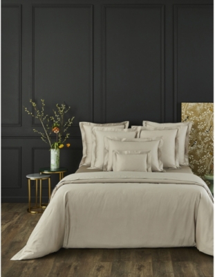 Yves Delorme Pierre Triomphe Cotton Pillowcase Standard In Pierre
