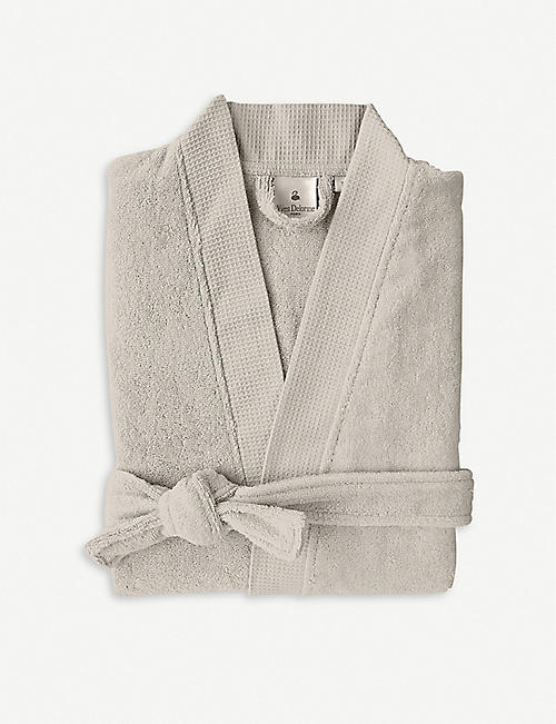 YVES DELORME: Astreena cotton-blend bathrobe
