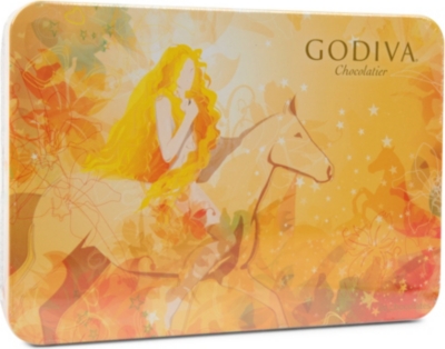 GODIVA   Lady Godiva 16 piece chocolate tin 180g