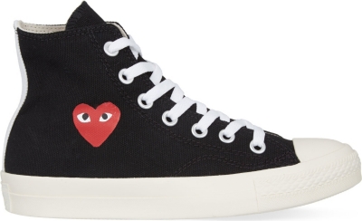 converse with love heart face