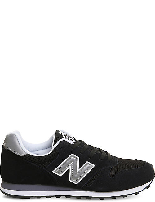 NEW BALANCE: M373 suede and mesh trainers