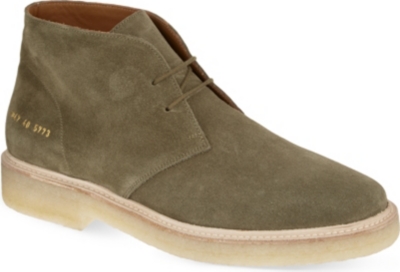 common projects chukka suede