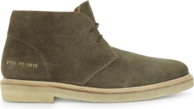 common projects suede chukka boots