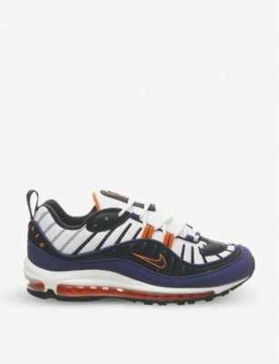 Nike Air Max 98 Faux Leather And Mesh Trainers Selfridges Com