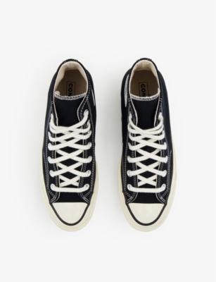 Converse All Star Hi 70 High-top Canvas Trainers In Black Suede
