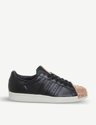 superstar 80's leather trainers