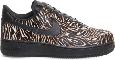 air force 1 pony hair black