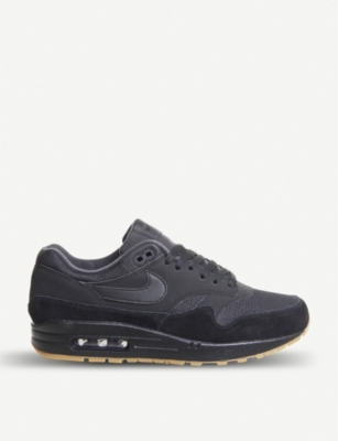 air max 1 black leather