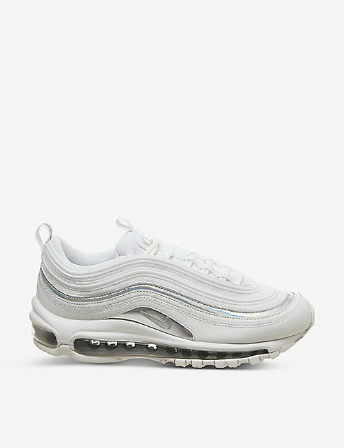 Nike Leather Air Max 97 Trainers Desert Dust Pink Handiplage