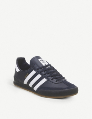 adidas jeans leather trainers