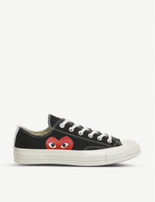 COMME DES GARCONS - Comme Des Garçons PLAY x Converse 70s canvas low-top  trainers | Selfridges.com