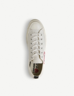 Comme Des Garcons Comme Des Garcons Play X Converse 70s Canvas Low Top Trainers Selfridges Com