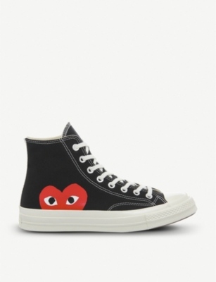 COMME DES GARCONS - Converse high-top 70s x play cdg trainers ...