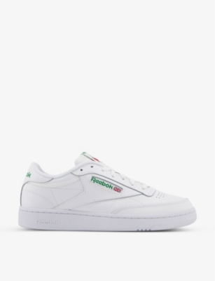 Peave lengua Primer ministro REEBOK - Club C 85 logo-print leather low-top trainers | Selfridges.com