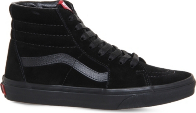 vans sk8 hi trainers black