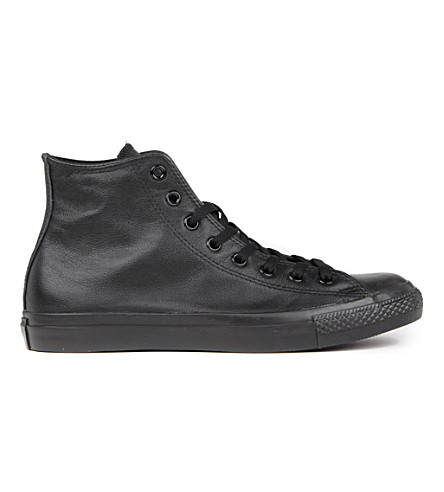 CONVERSE - All Star leather high-top trainers | Selfridges.com