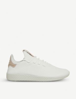 adidas white mesh trainers
