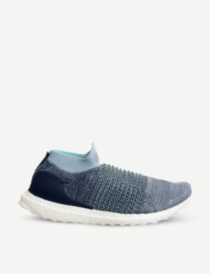 ultra boost laceless trainers parley raw grey