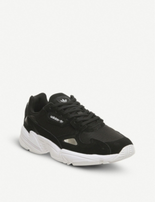 adidas falcon suede and mesh trainers