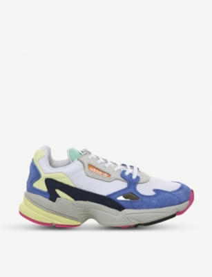 adidas falcon suede and mesh trainers