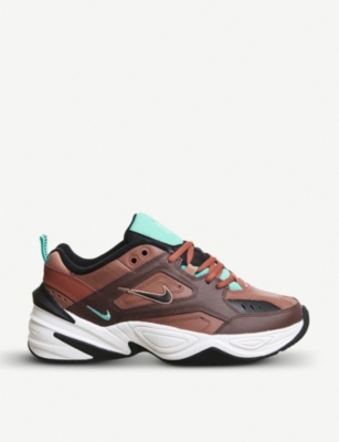 nike burgundy m2k tekno trainers