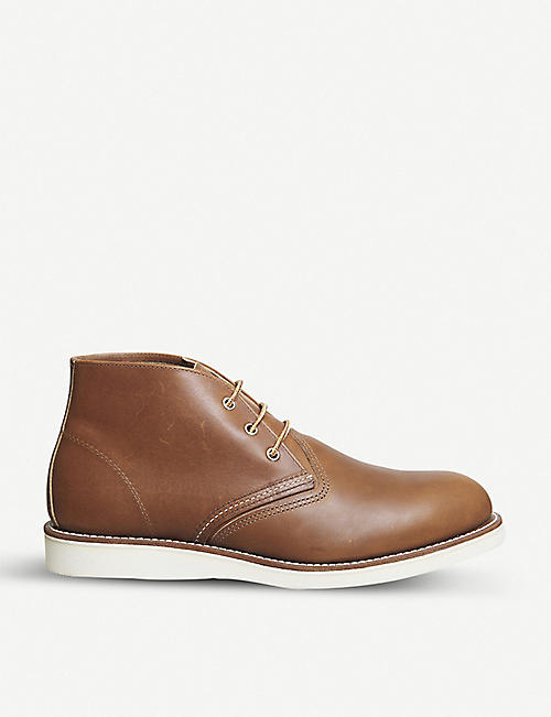 REDWING: Work Chukka leather boots