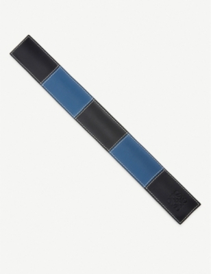 LOEWE - Big Patchwork Slap leather bracelet | Selfridges.com