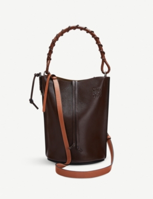 Loewe Gate Bucket Handle Bag in Brunette